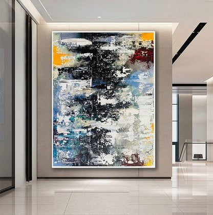 Handcrafted Abstract Painting Fine Art For Homedecor MA1233