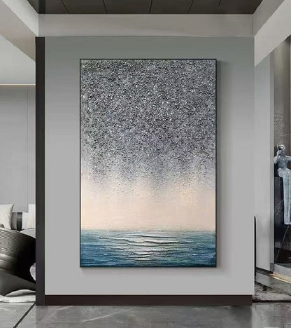 Handcrafted Abstract Painting Fine Art For Homedecor MA1234