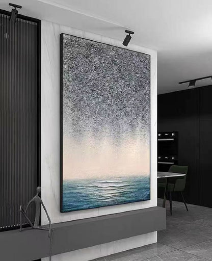Handcrafted Abstract Painting Fine Art For Homedecor MA1234