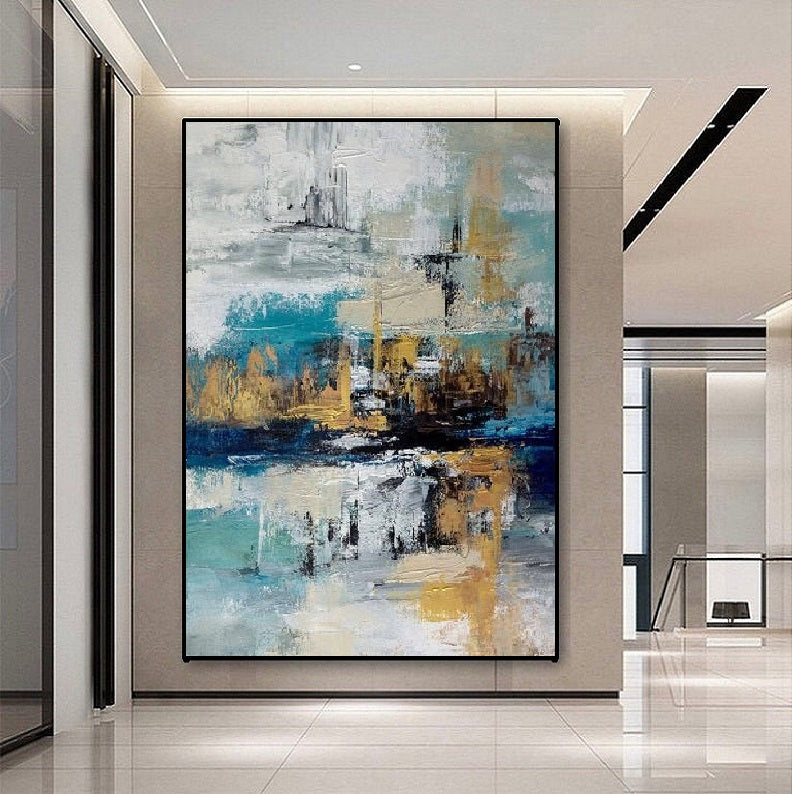 Handcrafted Abstract Painting Fine Art For Homedecor MA1240