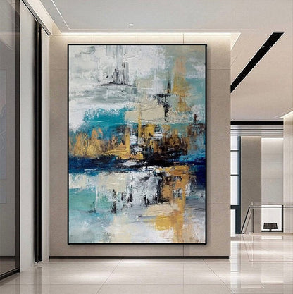 Handcrafted Abstract Painting Fine Art For Homedecor MA1240