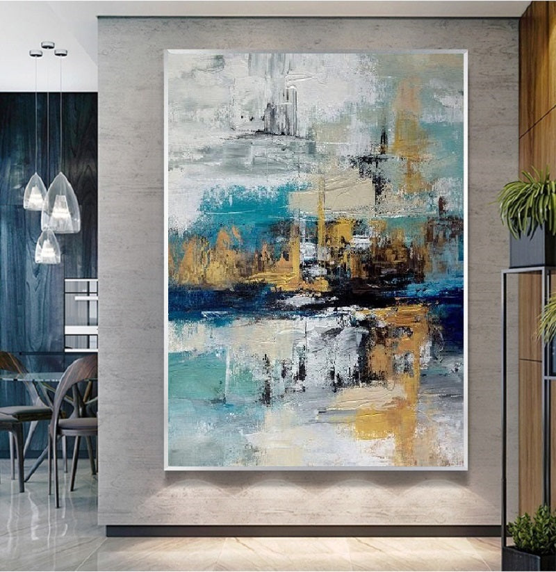 Handcrafted Abstract Painting Fine Art For Homedecor MA1240