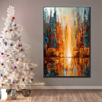 Handcrafted Abstract Painting Fine Art For Homedecor MA1264