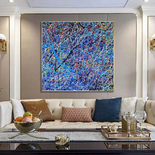 Handcrafted Abstract Painting Fine Art For Homedecor MA1289