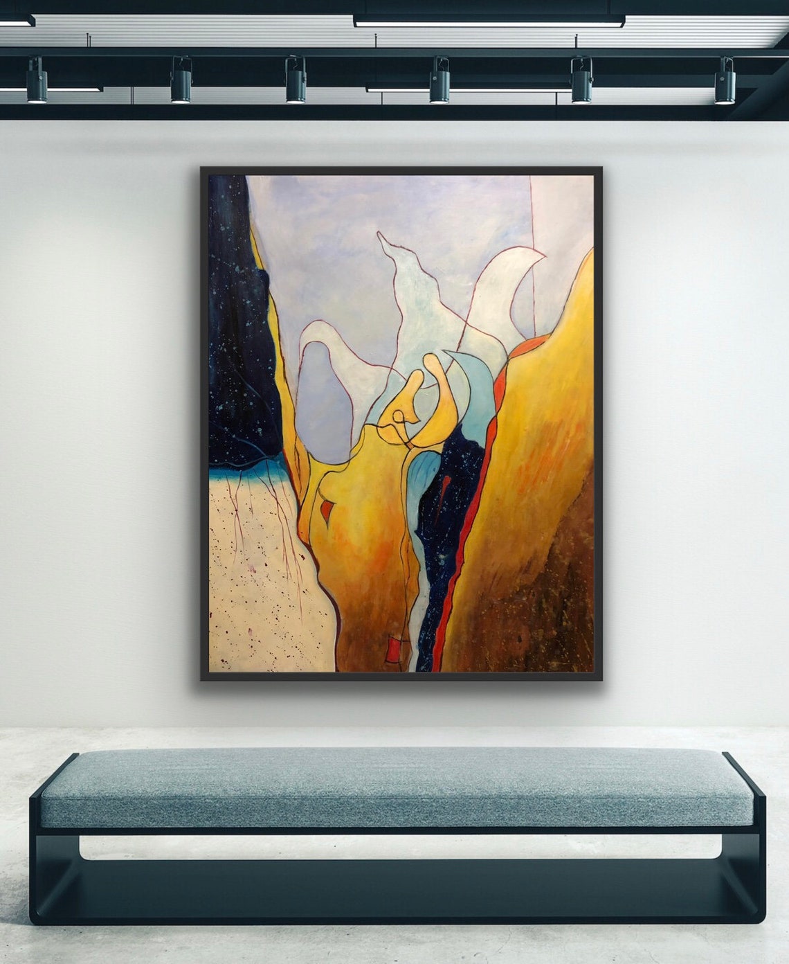 Handcrafted  Oil Paintings Acrylic paintings On Canvas Abstract paintings Wall Art MA1320