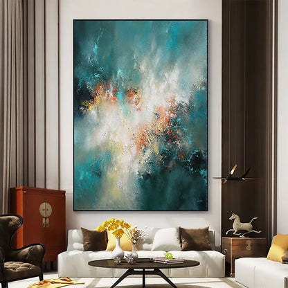 Handcrafted Abstract Painting Fine Art For Homedecor MA1325
