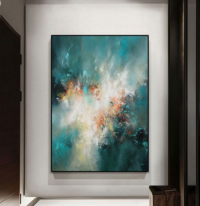 Handcrafted Abstract Painting Fine Art For Homedecor MA1325