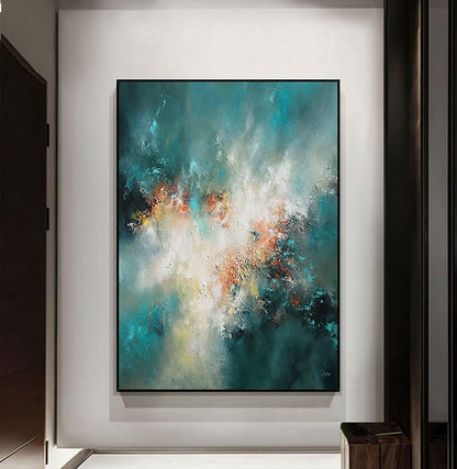 Handcrafted Abstract Painting Fine Art For Homedecor MA1325