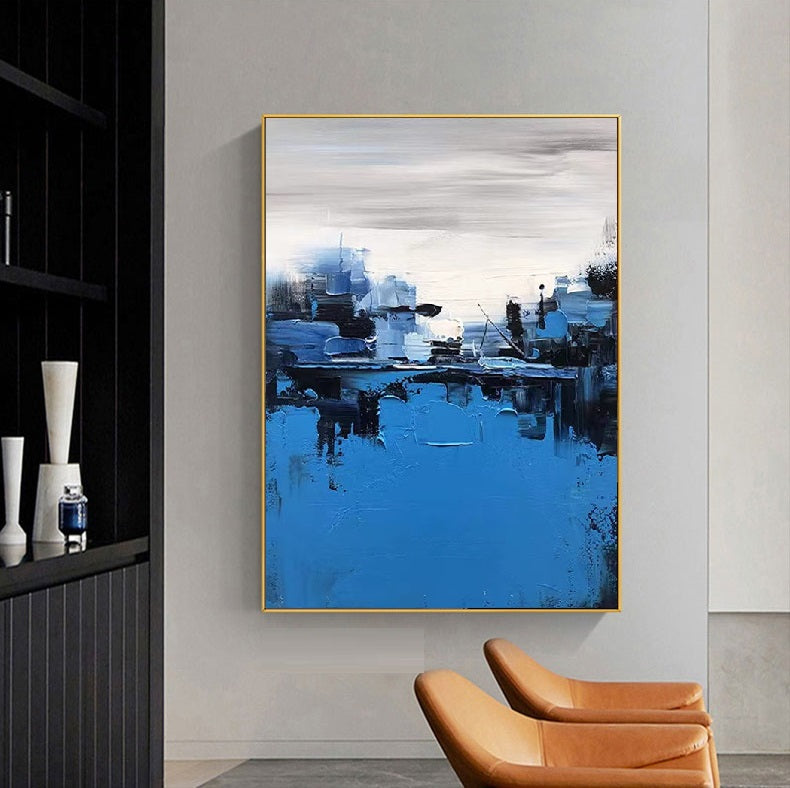 Handcrafted Abstract Painting Fine Art For Homedecor MA1327