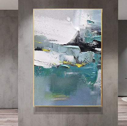 Handcrafted Abstract Painting Fine Art For Homedecor MA1329