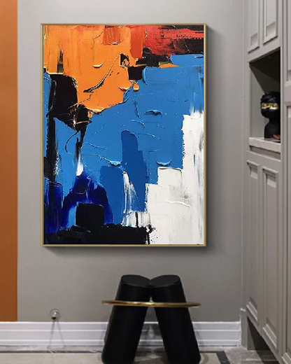 Handcrafted Abstract Painting Fine Art For Homedecor MA1333