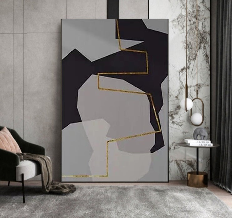 Handcrafted Abstract Painting Fine Art For Homedecor MA1338