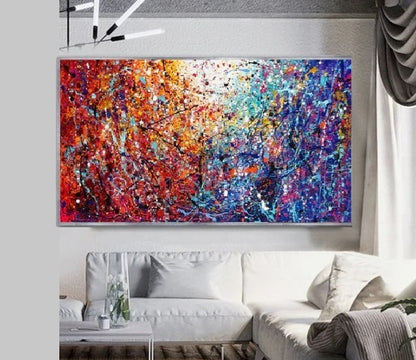 Handcrafted  Oil Paintings Acrylic paintings On Canvas Abstract paintings Wall Art MA1349
