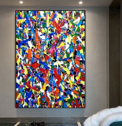 Handcrafted Abstract Painting Fine Art For Homedecor MA1350