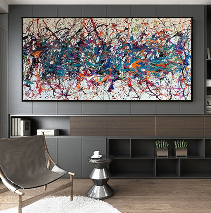 Handcrafted Abstract Painting Fine Art For Homedecor MA1354