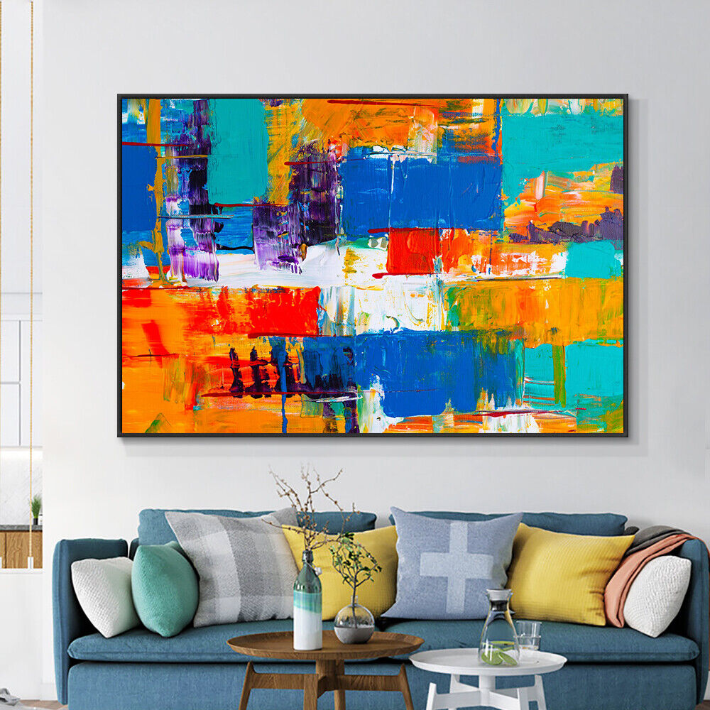 Handcrafted Abstract Painting Fine Art For Homedecor MA1355