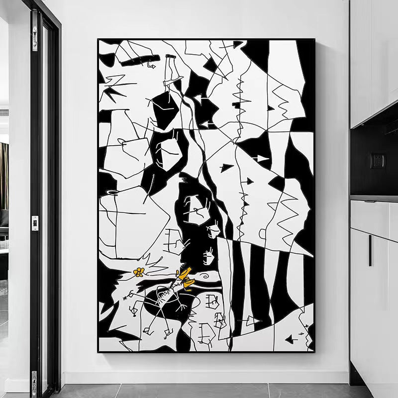 Handcrafted Abstract Painting Fine Art For Homedecor MA1364