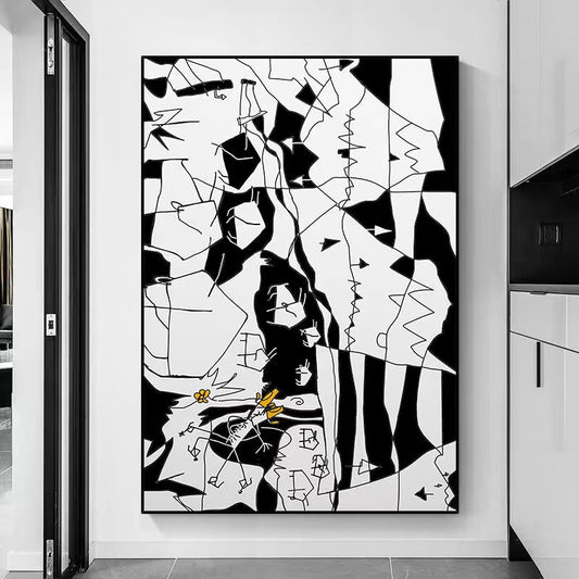 Handcrafted  Oil Paintings Acrylic paintings On Canvas Abstract paintings Wall Art MA1364