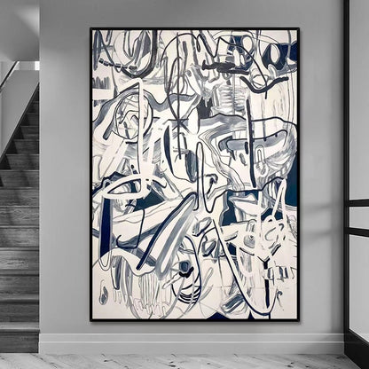 Handcrafted Abstract Painting Fine Art For Homedecor MA1365