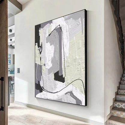 Handcrafted Abstract Painting Fine Art For Homedecor MA1372