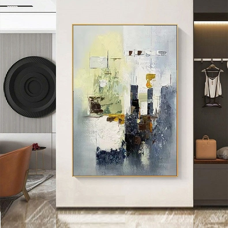 Handcrafted Abstract Painting Fine Art For Homedecor MA1373