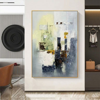 Handcrafted Abstract Painting Fine Art For Homedecor MA1373