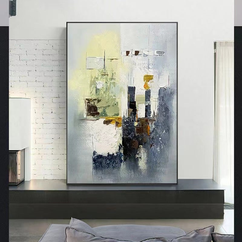 Handcrafted Abstract Painting Fine Art For Homedecor MA1373