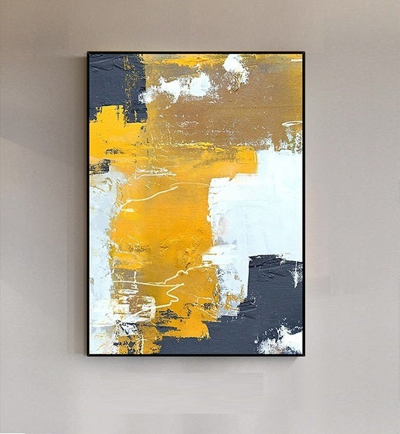 Handcrafted Abstract Painting Fine Art For Homedecor MA1374