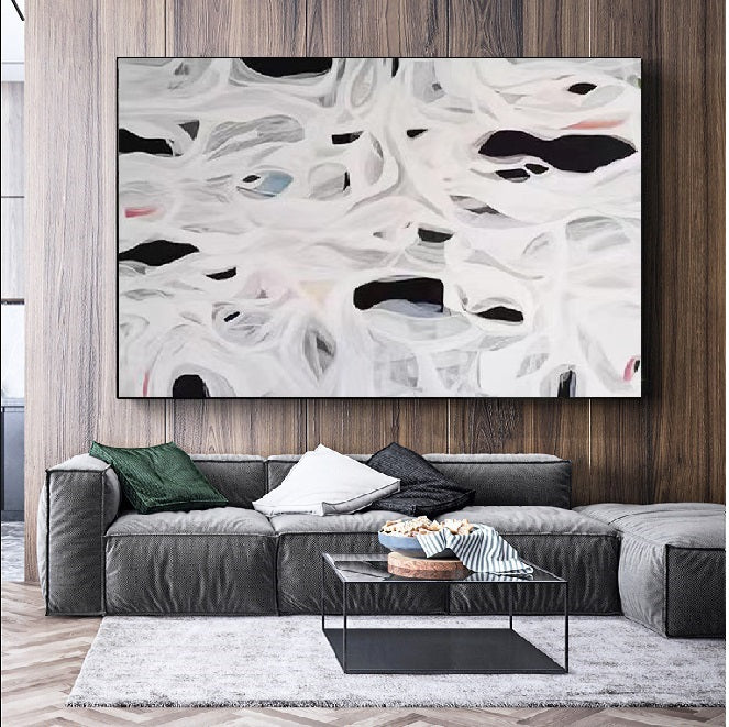 Handcrafted Abstract Painting Fine Art For Homedecor MA1391