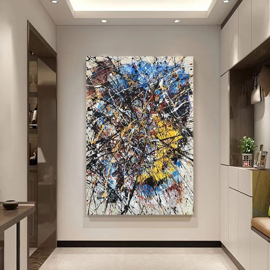 Handcrafted Abstract Painting Fine Art For Homedecor MA1409