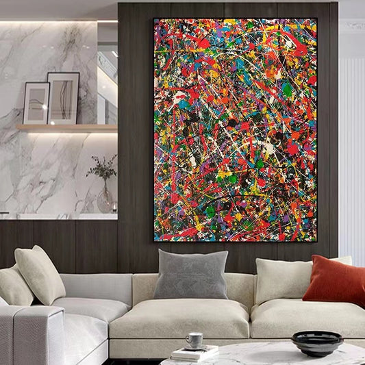 Handcrafted Abstract Painting Fine Art For Homedecor MA1410