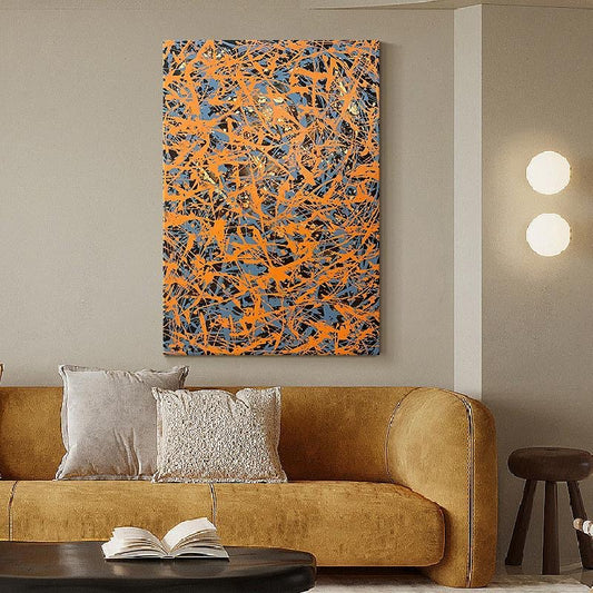 Handcrafted Abstract Painting Fine Art For Homedecor MA1413