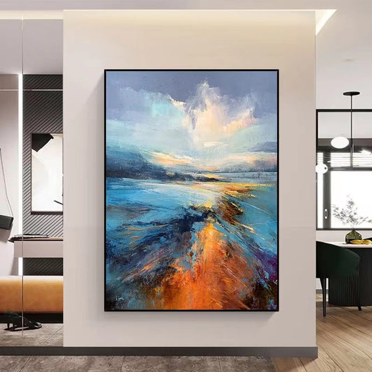 Handcrafted  Oil Paintings Acrylic paintings On Canvas Abstract paintings Wall Art MA1485