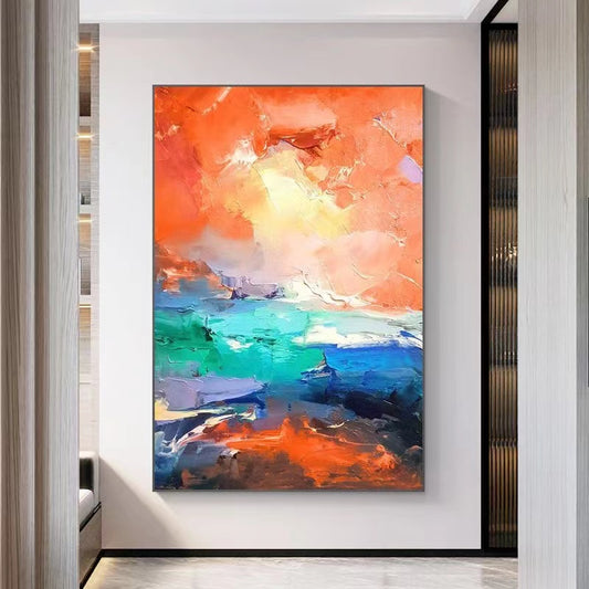 Handcrafted  Oil Paintings Acrylic paintings On Canvas Abstract paintings Wall Art MA1487