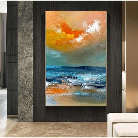 Handcrafted  Oil Paintings Acrylic paintings On Canvas Abstract paintings Wall Art MA1488
