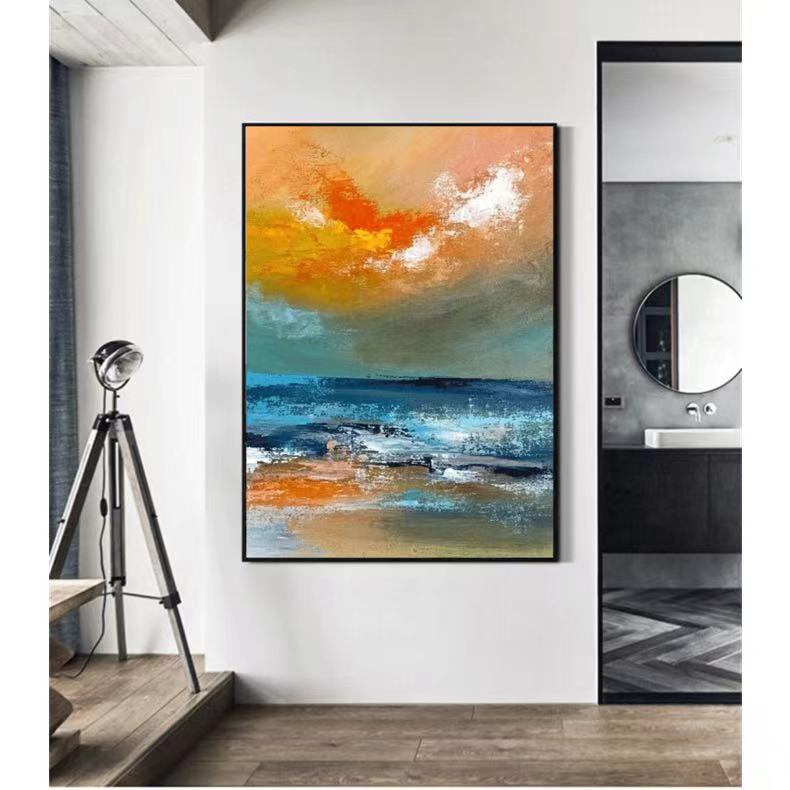 Handcrafted Abstract Painting Fine Art For Homedecor MA1488