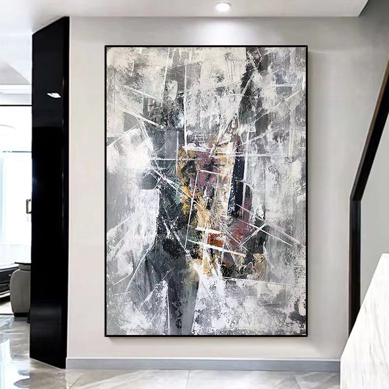 Handcrafted Abstract Painting Fine Art For Homedecor MA1489
