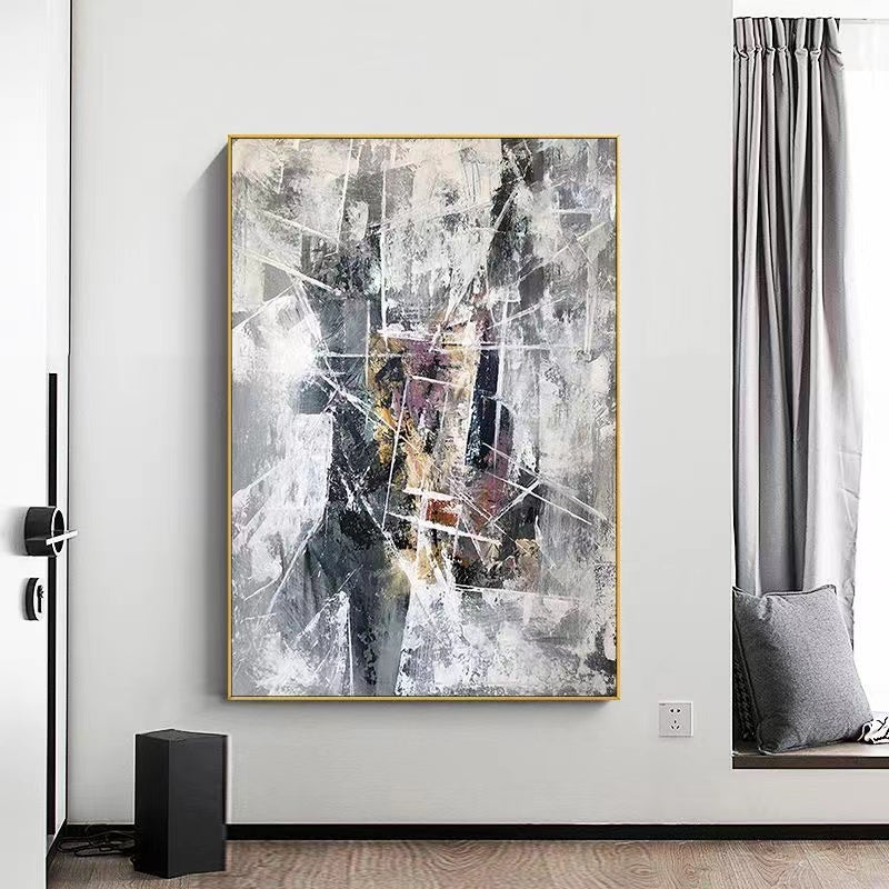 Handcrafted Abstract Painting Fine Art For Homedecor MA1489