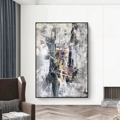Handcrafted Abstract Painting Fine Art For Homedecor MA1489