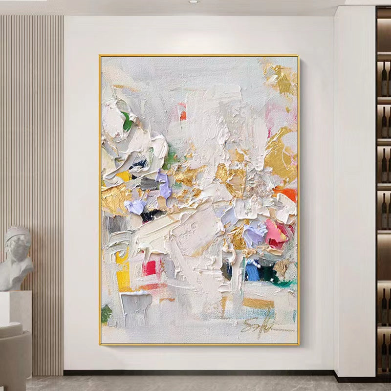Handcrafted Abstract Painting Fine Art For Homedecor MA1491