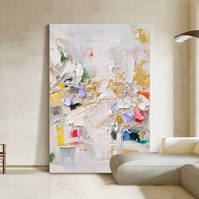 Handcrafted Abstract Painting Fine Art For Homedecor MA1491