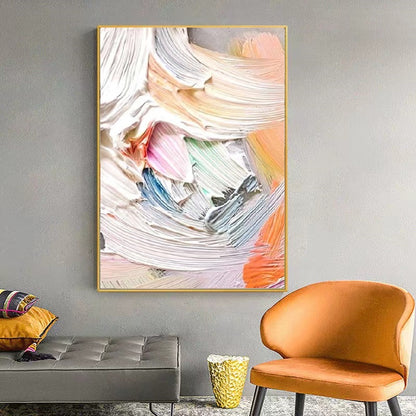 Handcrafted Abstract Painting Fine Art For Homedecor MA1493