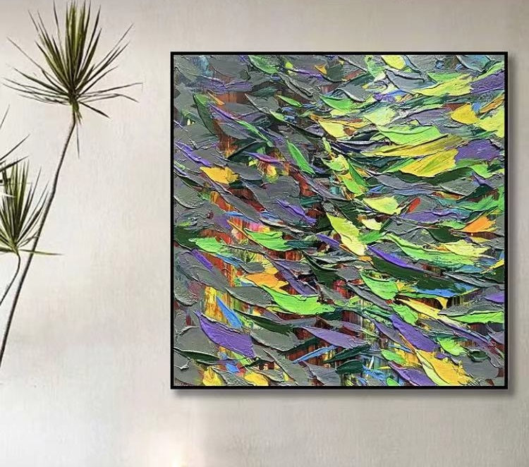 Handcrafted  Oil Paintings Acrylic paintings On Canvas Abstract paintings Wall Art MA1523B