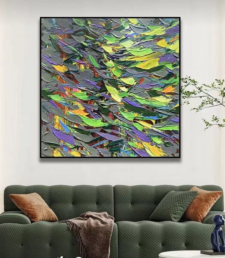 Handcrafted  Oil Paintings Acrylic paintings On Canvas Abstract paintings Wall Art MA1523B