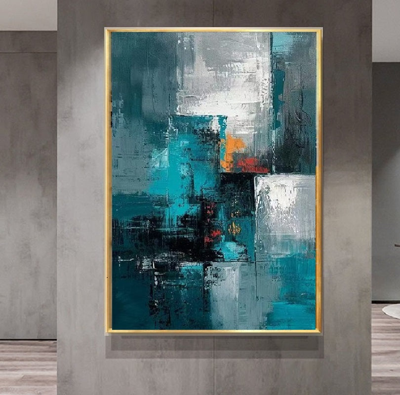 Handcrafted Abstract Painting Fine Art For Homedecor MA1561