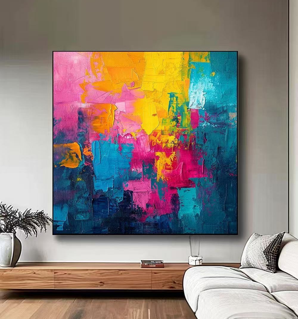 Handcrafted  Oil Paintings Acrylic paintings On Canvas Abstract paintings Wall Art MA1563