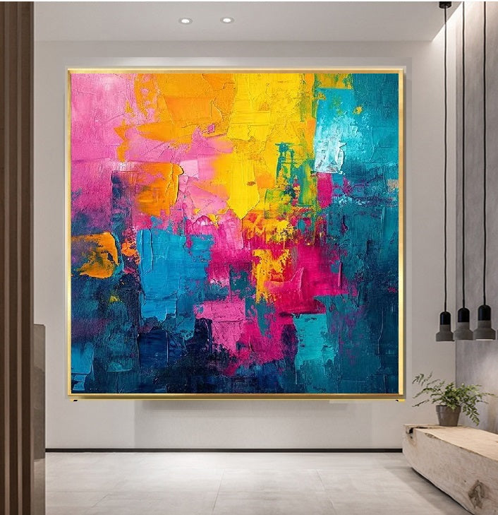 Handcrafted  Oil Paintings Acrylic paintings On Canvas Abstract paintings Wall Art MA1563