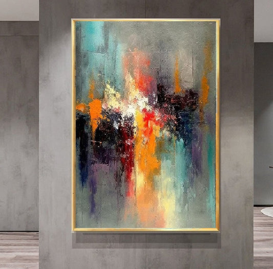 Handcrafted  Oil Paintings Acrylic paintings On Canvas Abstract paintings Wall Art MA1584B