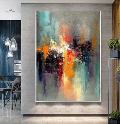 Handcrafted Abstract Painting Fine WallArt For Homedecor MA1584B