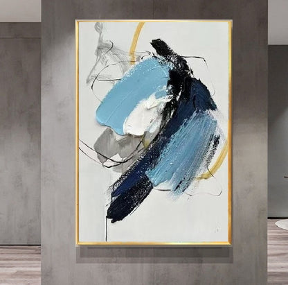 Handcrafted Abstract Painting Fine Art For Homedecor MA1590